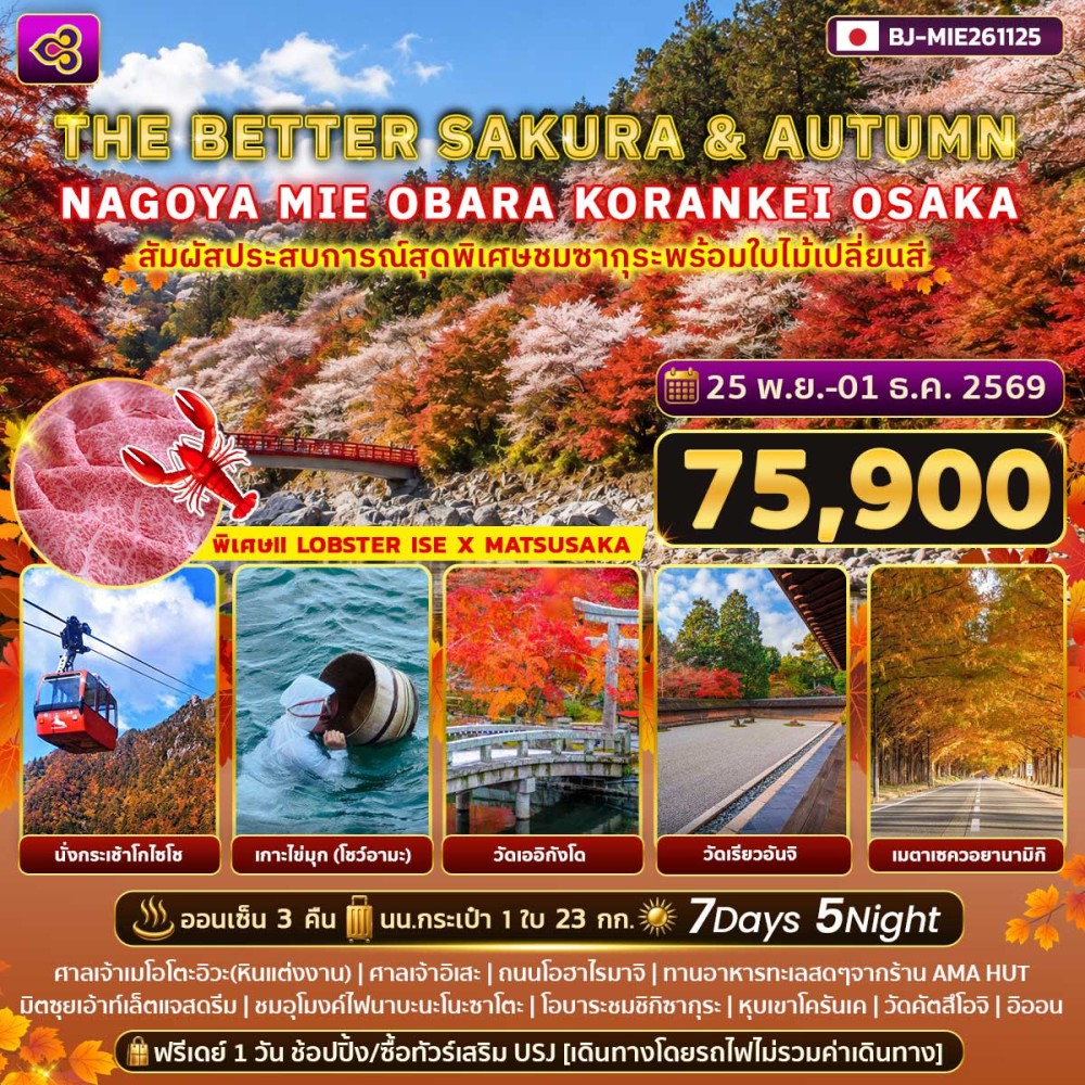 THE BETTER SAKURA & AUTUMN NAGOYA MIE OBARA KORANKEI OSAKA